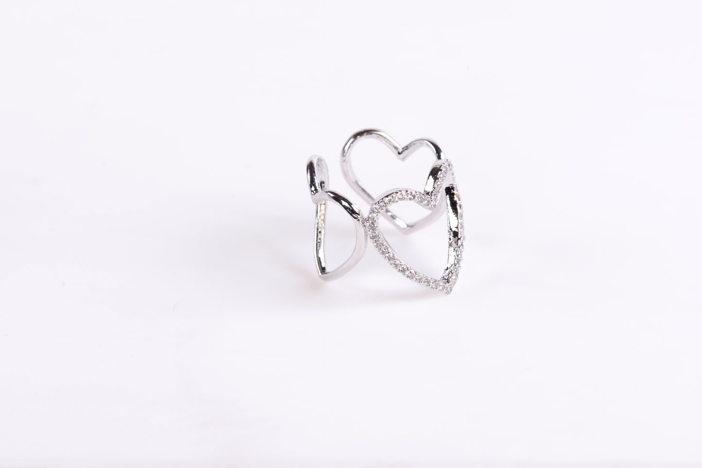 Mae Triple Heart Ring