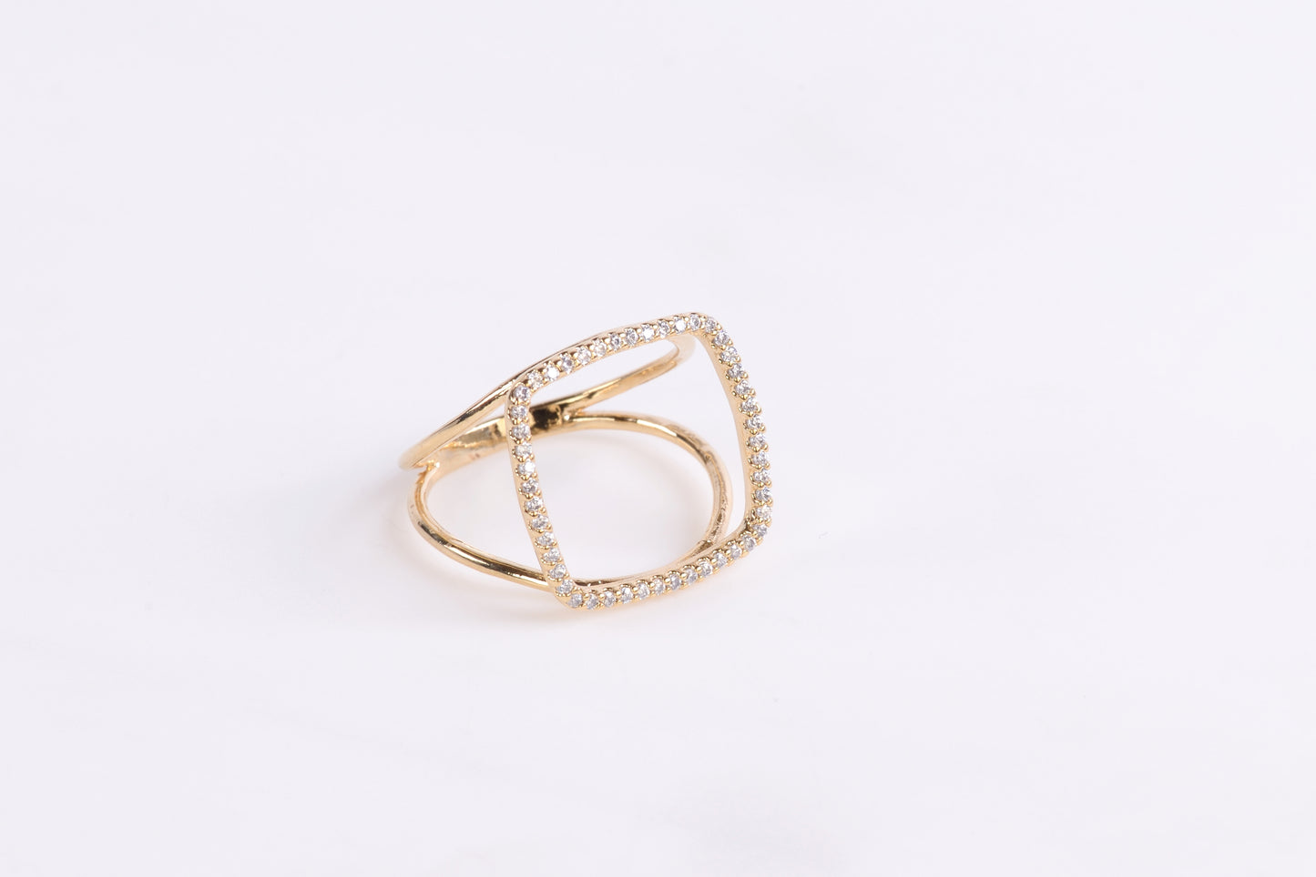 Delilah Square Hole Ring