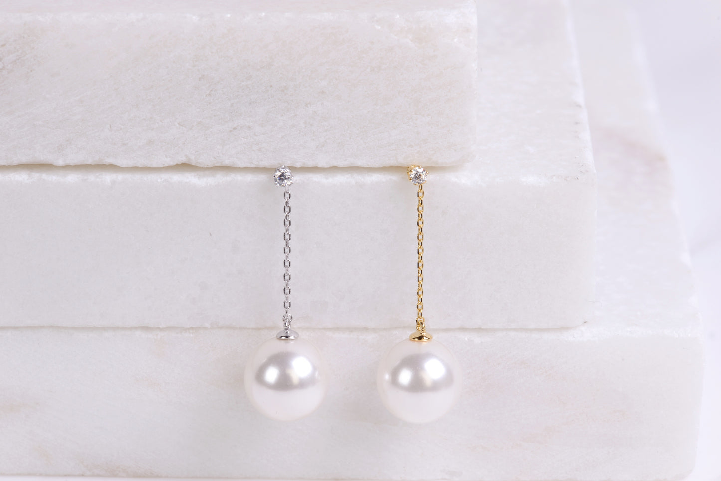 Michelle Dangled Pearl Earrings