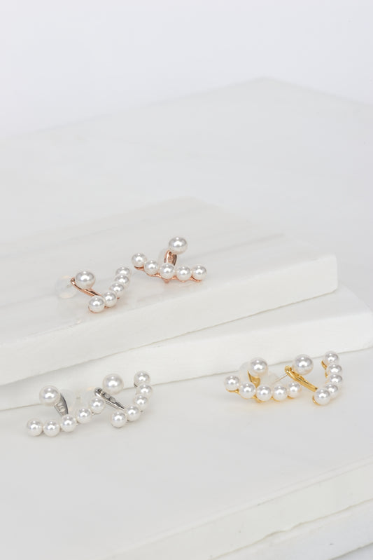 Rosalie Jacket Pearl Earrings