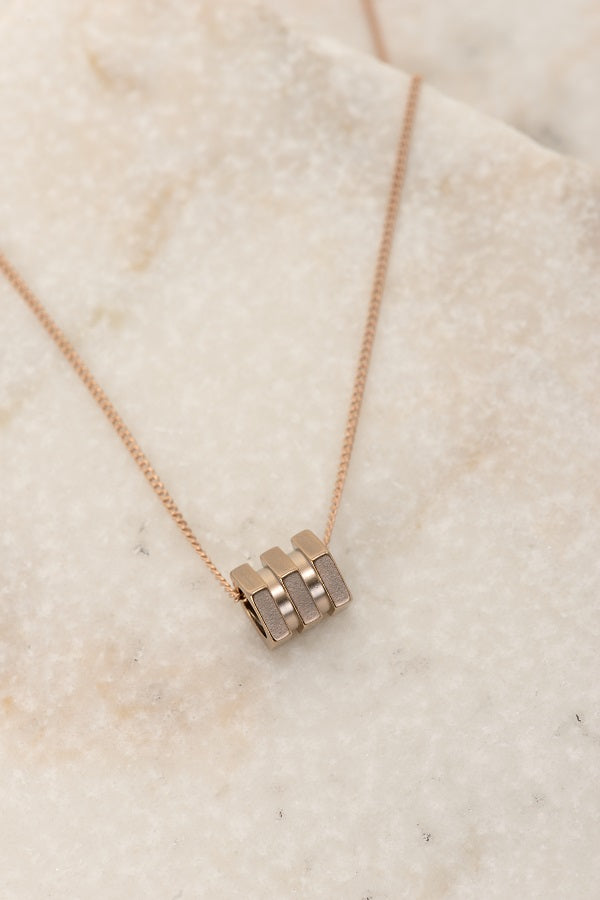 Tri-Bolt Necklace