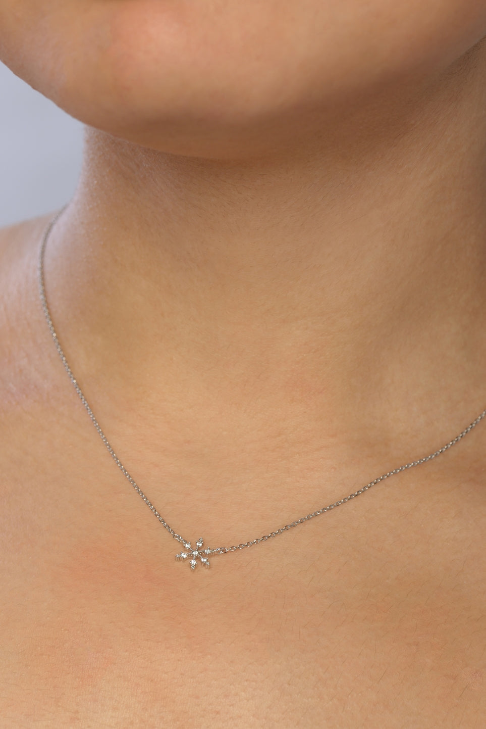 Crystal Snowflake Necklace