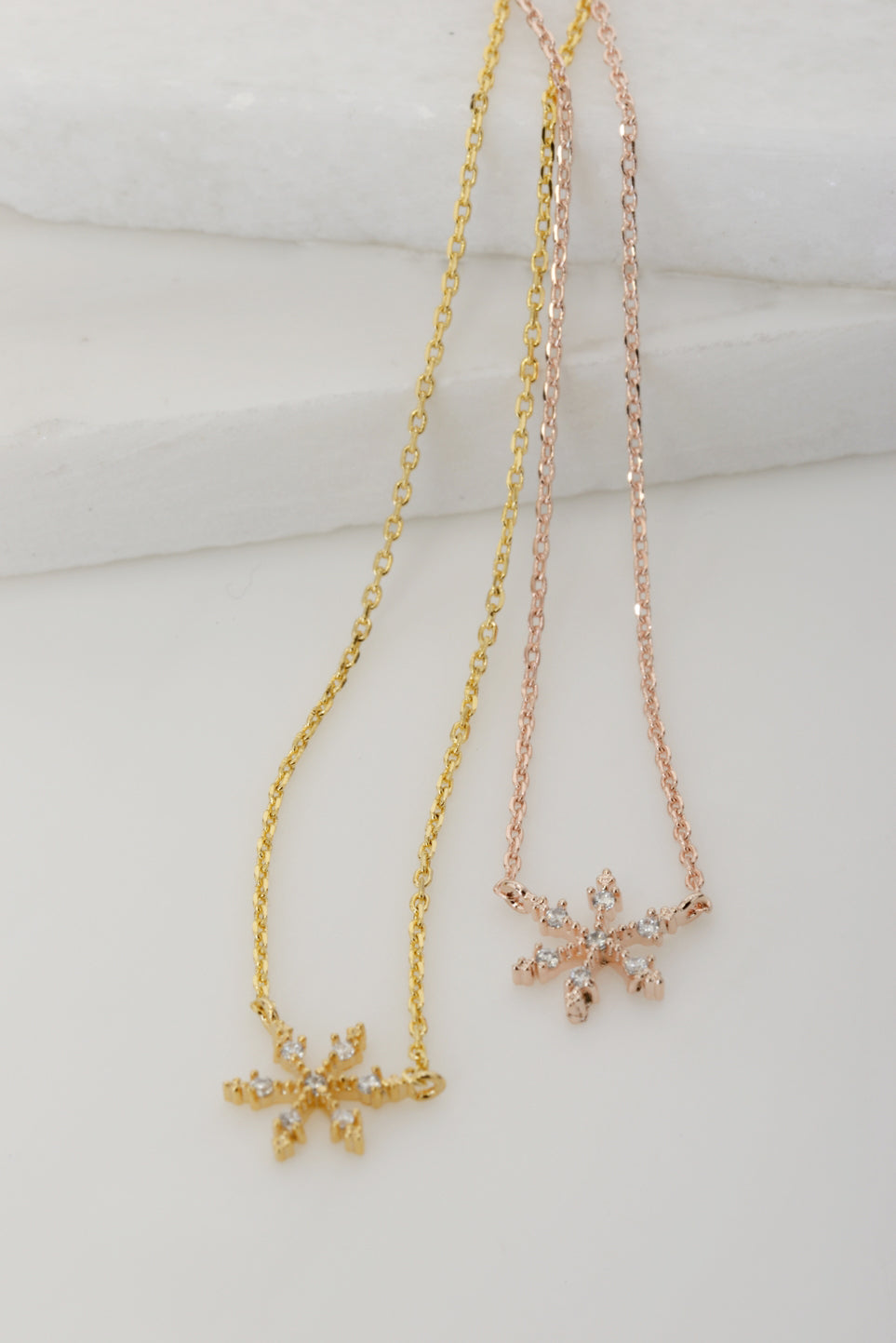 Crystal Snowflake Necklace