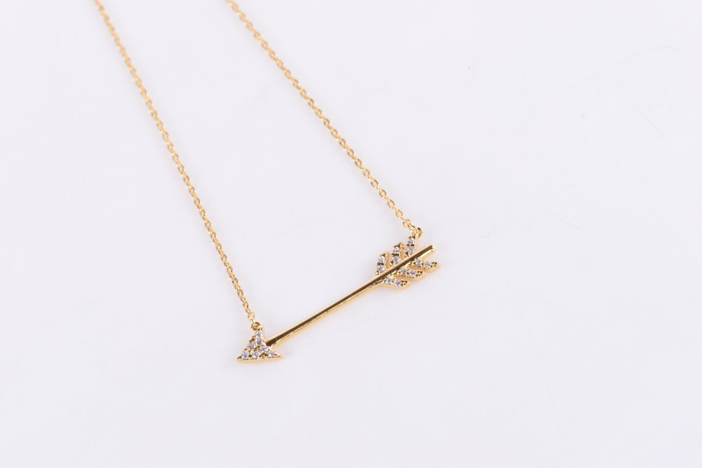 Crystal Arrow Necklace