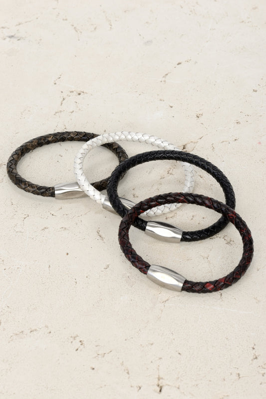 Round Leather Bracelet