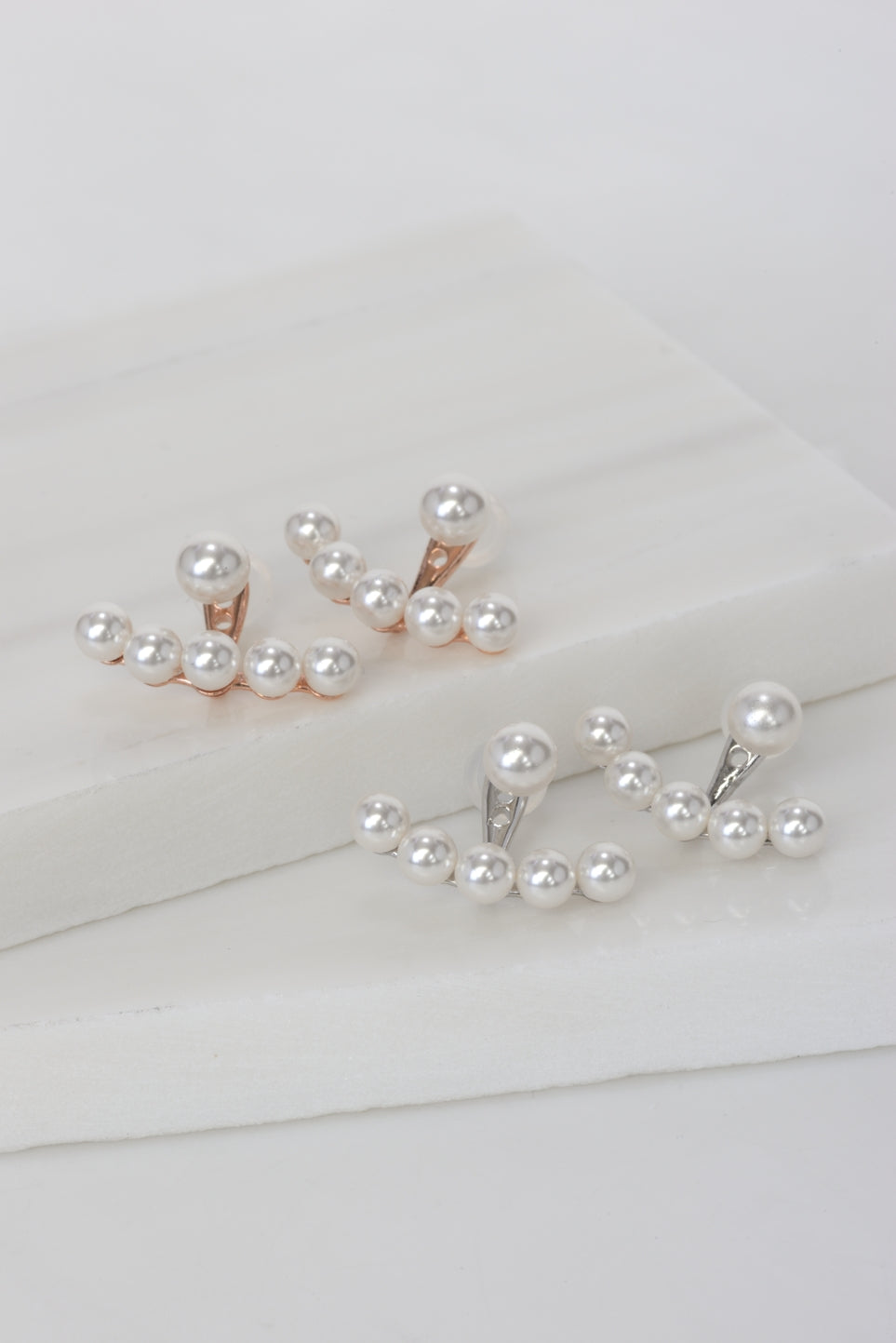 Rosalie Jacket Pearl Earrings