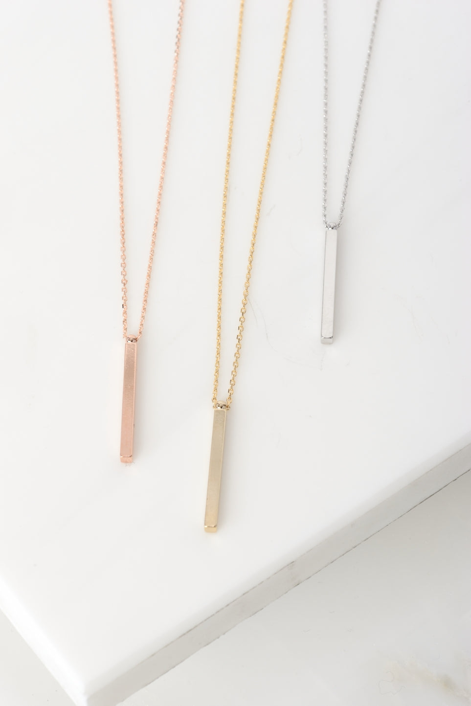 Melanie Vertical Bar Necklace