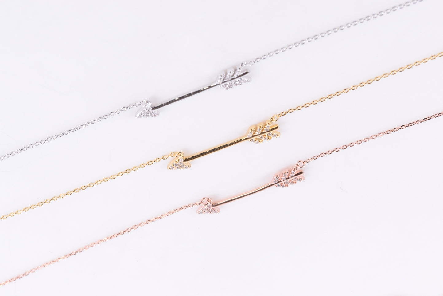 Crystal Arrow Necklace