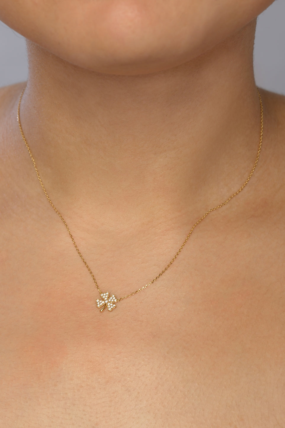 Shamrock Clover Leaf Necklace