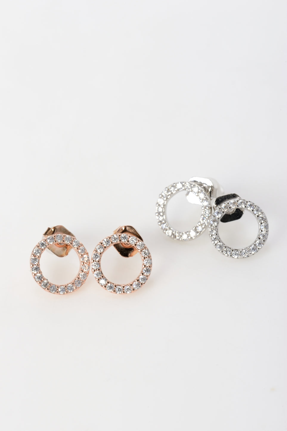 Kayla Crystal Circle Earings