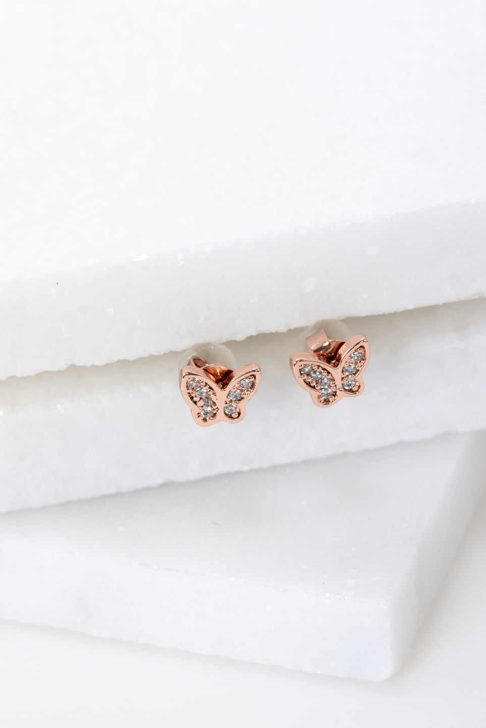 Crystal Butterfly Earings