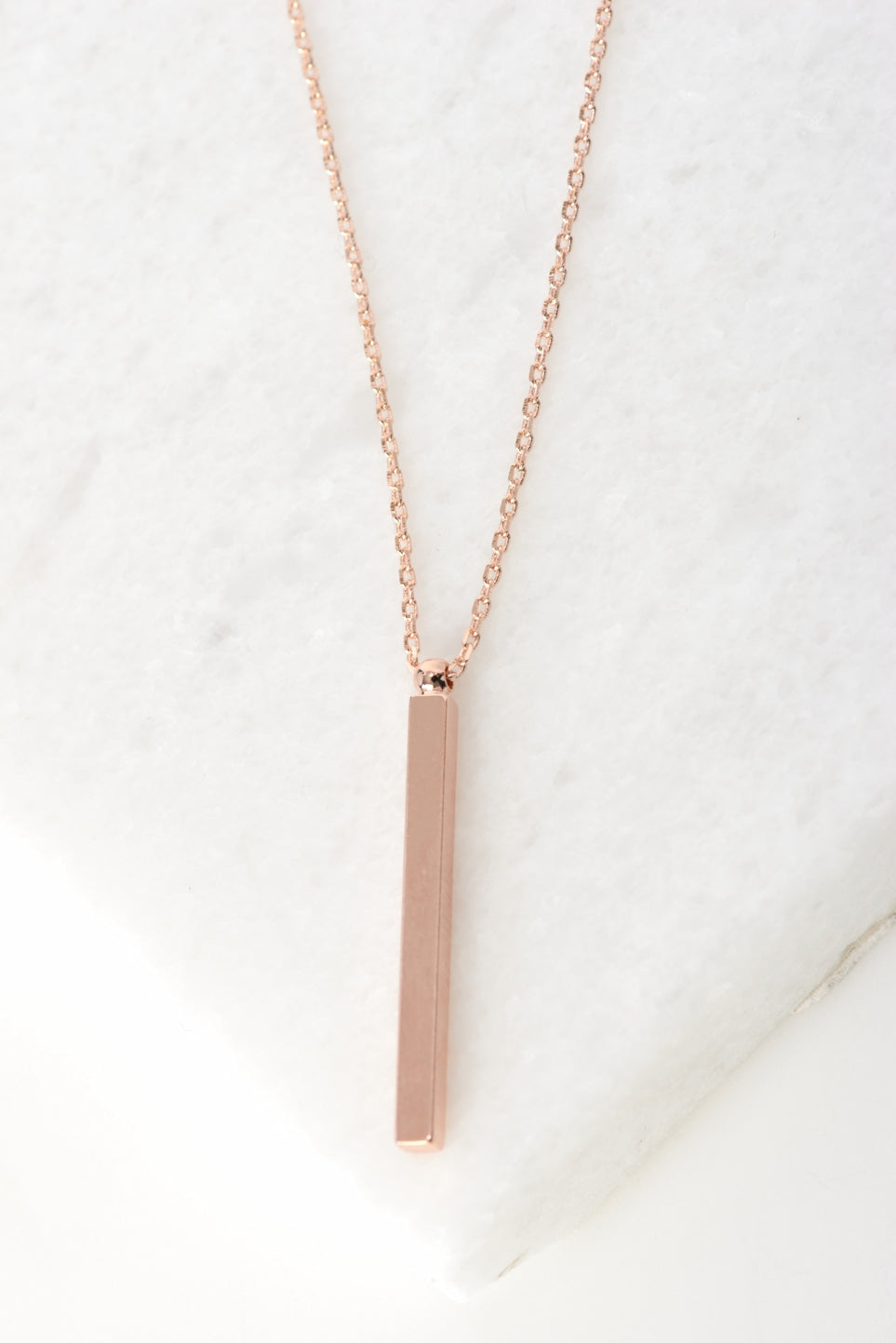 Melanie Vertical Bar Necklace