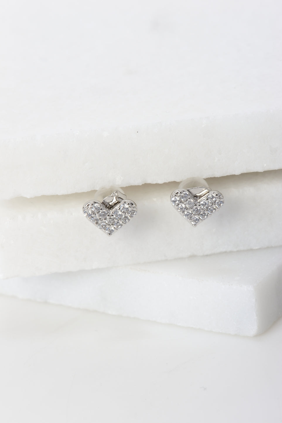 Crystal Heart Earings