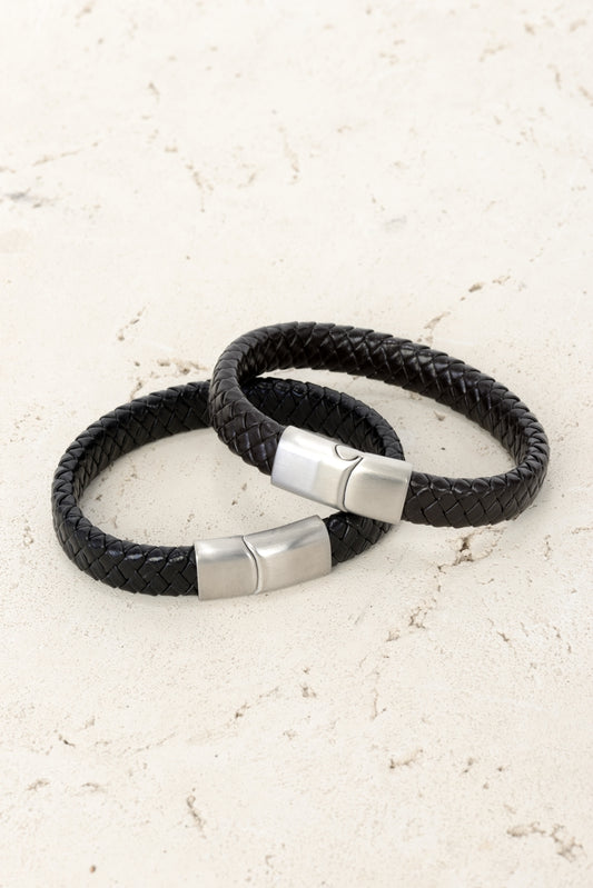 Thick Leather Bracelet