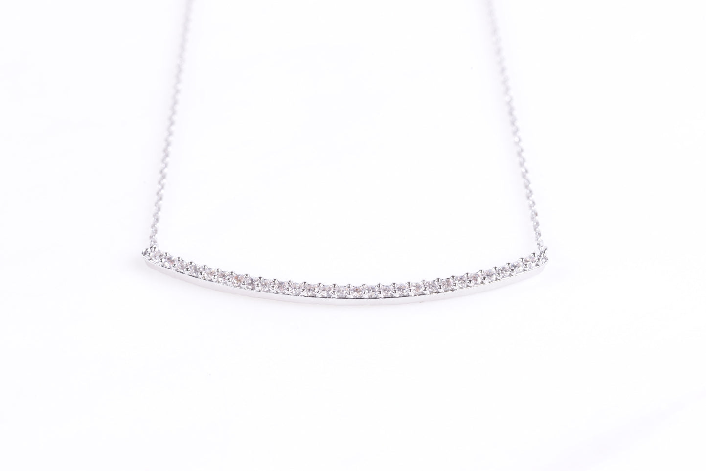 Crystal Bar Necklace