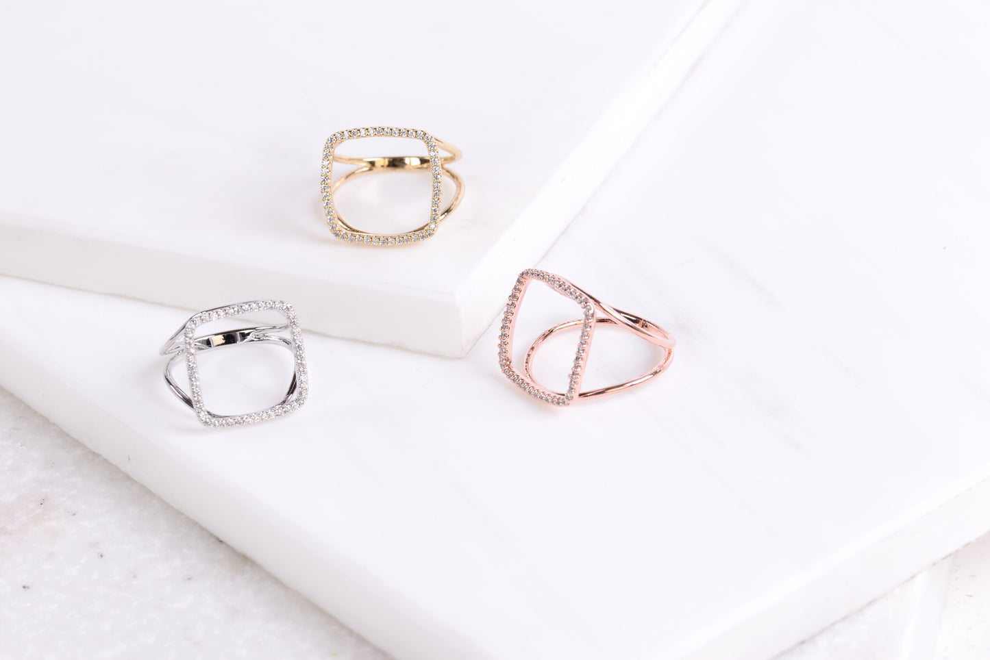 Delilah Square Hole Ring