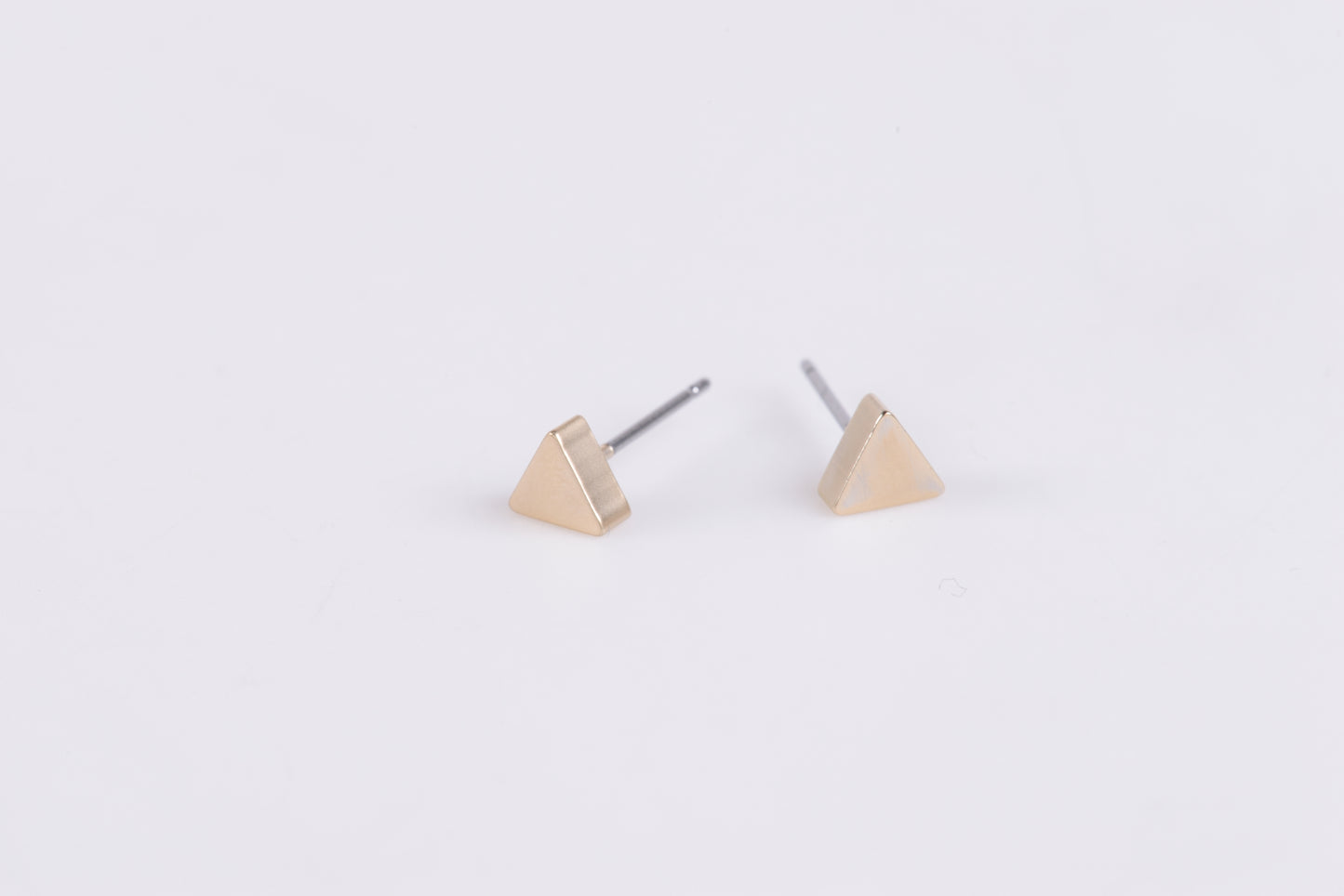 Tiny Triangle Stud Earrings